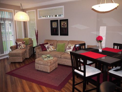 Spacious open concept