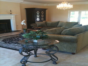 Formal Living Room and Fireplace