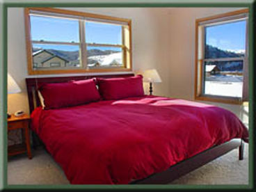 Master Bedroom with Pillow Top KIng Bed