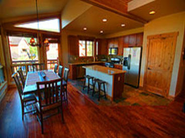 Kitchen with Bar Seating at Counter