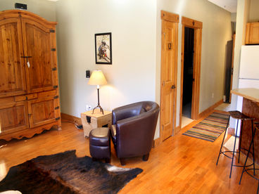 Hardwood Floors in Living Area