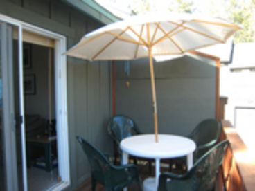 Upstairs deck