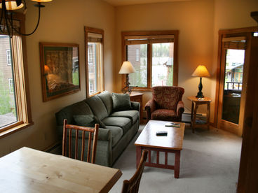 View from kitchen in Arapahoe Lodge