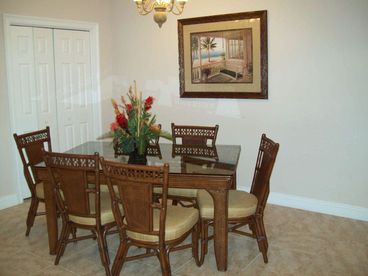 Dining Room - bunkies behind doors