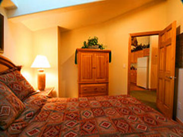 Guest room just off the living area
