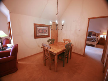 Dining area for up to four
