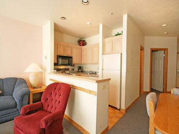 View into Kitchen from Living Area