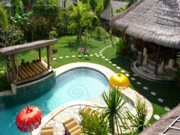 Luxurious Bali Villa Vacation Home Rental � Rumah Santai sets in a generous 1,300 square meters ground at a cul-de-sac of Umalas village.