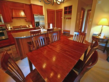 Open Dining and Kitchen Area