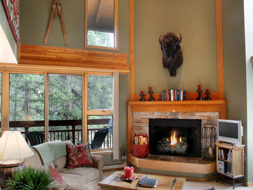 High Ceilings in Living Area