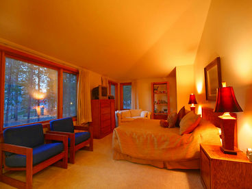 Cozy Seating in Master Bedroom