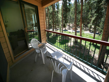 Peaceful Balcony Nestled in the Pines