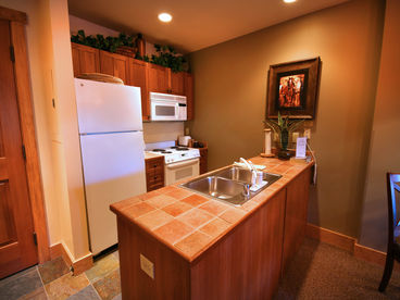 Full Kitchen open to Dining Area