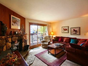 Living room with access to the balcony