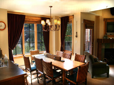 Spacious Dining Area for up to Eight