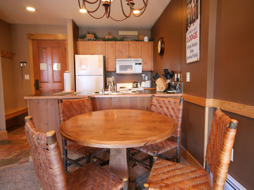Rustic Dining Area Close to Kitchen