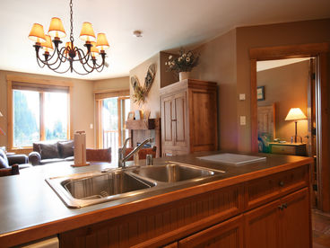 Kitchen Open to Dining Area