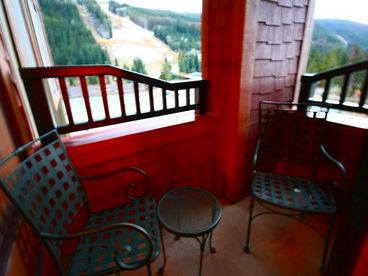 Private, relaxing balcony