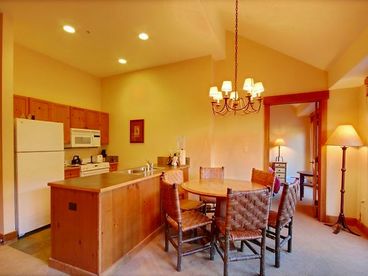 Dining area close to kitchen