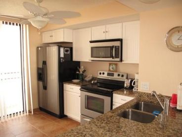 Brand New - Remodeled Kitchen
Back Slider to Balcony with views of the Intracoastal Waterways.