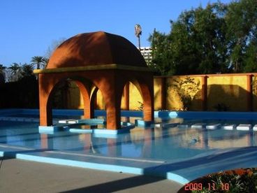Gated community pool