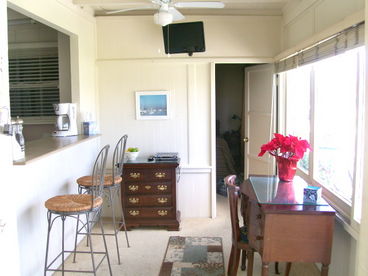 Breakfast Nook looks out to Mission Bay