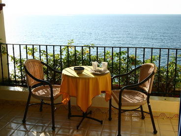 Ocean views from balcony