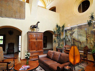 Luxurious Living Room in San Miguel Country Estate
