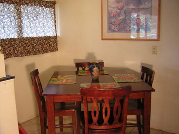 The dining room