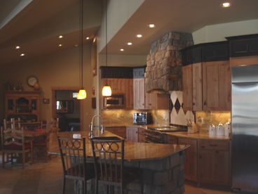 Gourmet Kitchen with granite all around