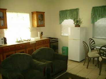 Kitchen and living room area