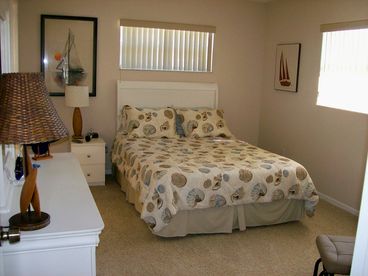 Bedroom with adjoining Bathroom  and Cable TV