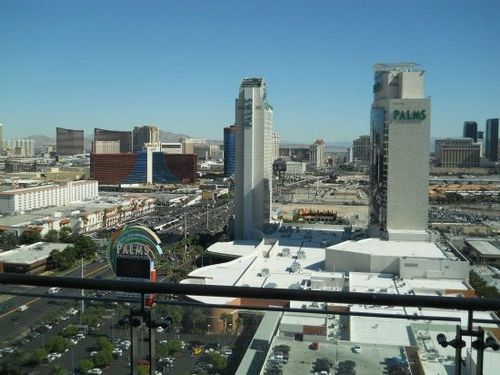 View of Las Vegas from Private Balcony from Unit