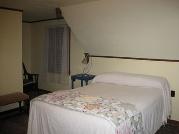 One of the upstairs bedrooms at the Salmon House in Lubec