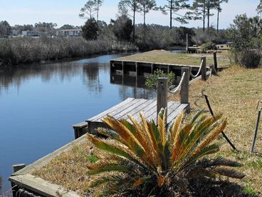 Bring your boat!  (Or not!)  Plan your wedding on this private, one and a half acre waterfront property!