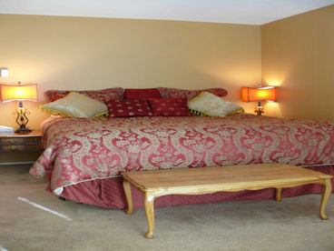 Master Bedroom with California King Bed