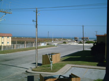 View of the beach from your loft