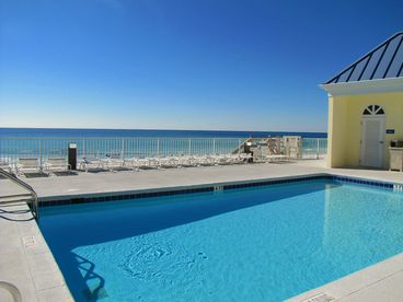 Beach side pool!