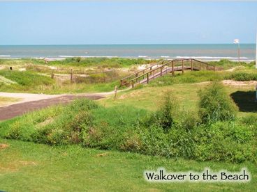 Great Walkover to the beach provides easy access