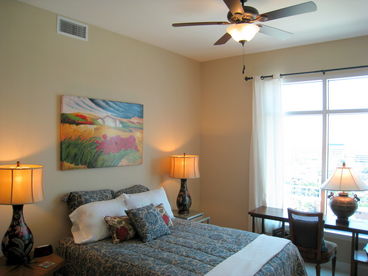 Master Bedroom with desk.