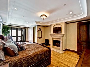 Master Bedroom with fireplace
