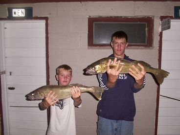 Test your fishing skills and get these nice size walleye or even catch a \