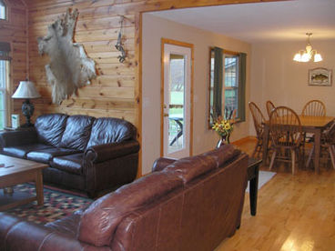Dining area just off living room