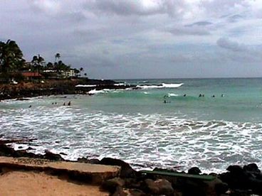  A five minute walk down a beautiful greenbelt path, Poipu is rated one of the world\'s best beaches.
