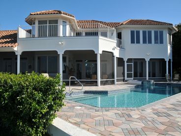 Rear Elevation and Pool