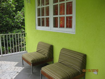 One of three patios