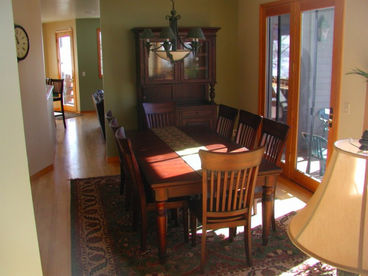 Dining Room with Comfortable Seating for 8