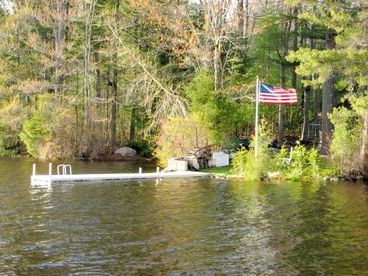 View of the dock from the water.