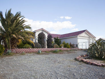 Front door, garage, front property