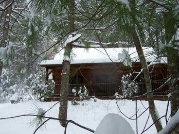 Front view of cabin